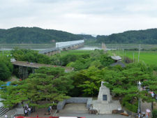 Freedom bridge at Imjingak in Korea