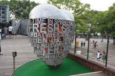 Heart at Namsan tower in Seoul