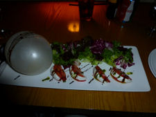 Modern style Caprese salad at The Place dining at N Tower in Seoul