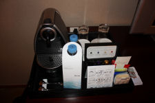 Nespresso coffee in the room at Westin Chosun Seoul