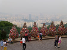 Thousands of locks at N Tower in Seoul
