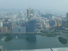 You get a great view of Macau from Macau Tower